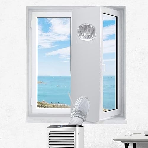 Fensterabdichtung, Anti-Mücken, Wasserdicht, Hot Air Stop, Für Mobile Klimageräte und Abluft-Wäschetrockner, zum Anbringen an Fenster, Dachfenster Flügelfenster, Kein Bohren (500CM) - Cheap-Us