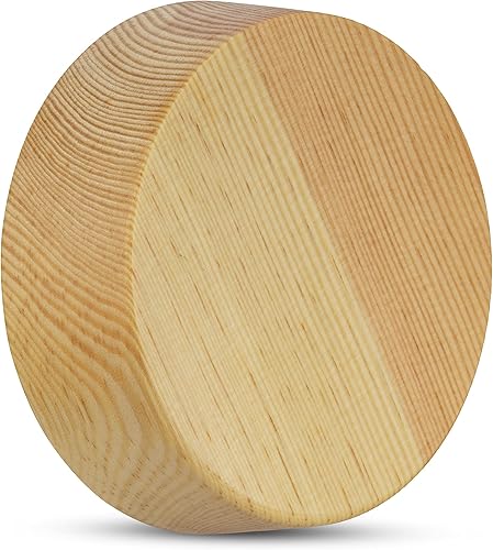 REV Baldachin, Verteilerdose aus Echtholz, Deckenverteilerdose rund Ø84mm x 30mm, Eiche - Cheap-Us