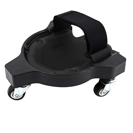 2 Pcs Rollende Knieschützer, Knieschoner mit 3 Rollen und bequemen Gelkissen, 360 Grad drehbar, mit Rollen für die Arbeit Baustelle, Flexible Gleitende Knieschützer mit Verstellbaren Trägern (Rot) - Cheap-Us