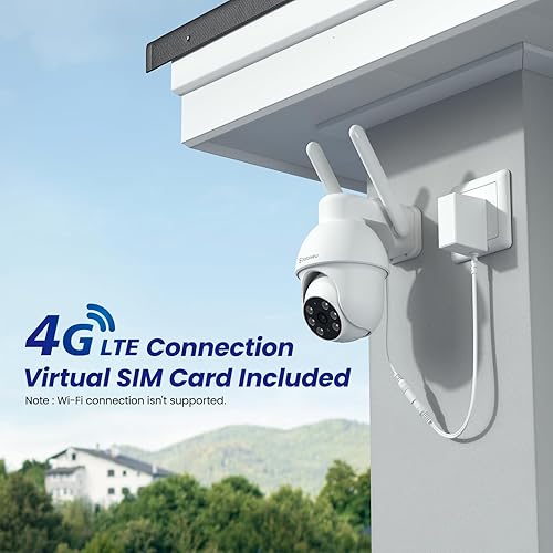 GALAYOU 2K Überwachungskamera Aussen, PTZ Outdoor WLAN IP Kamera überwachung außen, WiFi Dome Camera mit Farbiger Nachsicht, Zwei-Wege-Audio Y4 - Cheap-Us