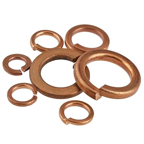 M3 M4 M5 M6 M8 M10 M12 Bronze Kupfer Shells Pad Federring Kupfer Federscheibe M8 (20Pcs) - Cheap-Us