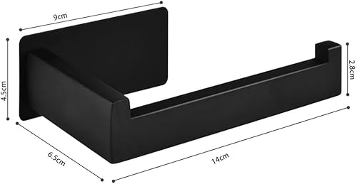 Toilettenpapierhalter Ohne Bohren Selbstklebender Klopapierhalter Edelstahl Wc Halter Rollenhalter Mit 4 Klebehaken Handtuchhaken Toilettenpapierrollenhalter Papierhalterrahmen Für Badezimmer Weiß - Cheap-Us