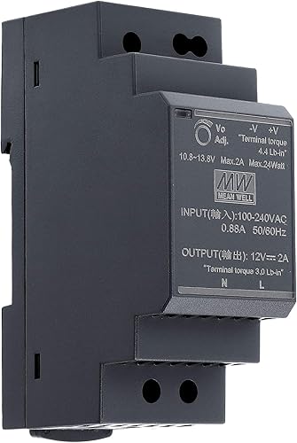 12 VDC | 2 A | 24 Watt | Mean Well HDR-30-12 Hutschienen-Netzteil DIN-Rail - Cheap-Us