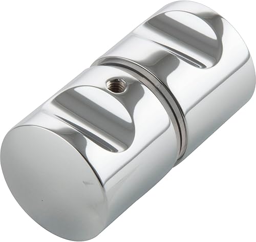 Duschtürknopf KN-K4AL, 32 x 30 mm, Aluminium verchromt poliert - Cheap-Us