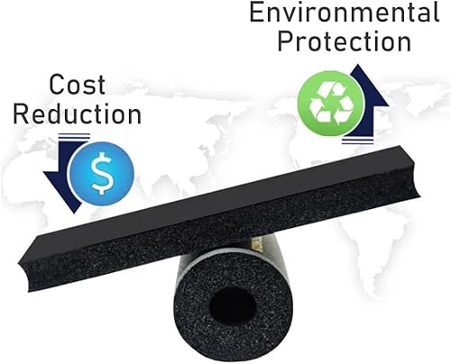 Rohrisolierung Schlauch Schaumstoff Dämmung Rohr ID 32mm 43.0mm 48mm 60mm 76mm 89mm 110mm Isolierrohr Für Griffgriffstütze Dichtungshülse(110mmx20mmx1.8m) - Cheap-Us