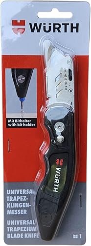 Würth Trapezklingemesser mit Bitaufnahme 1/4 Zoll, Würth Art.-Nr. 071566 515 - Cheap-Us