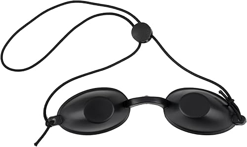 Infrarot-Schutzbrille für Solarium, Sicherheitsbrille mit UV-Schutz, ergonomisches Design, elastisches Band, verstellbar, geeignet für Schönheitsbehandlungen und Bräunungsschutz im Freien - Cheap-Us