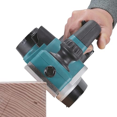 Makita DKP180Z Akku-Hobel (18,0 V, 82 mm, ohne Akku/ohne Ladegerät), Blau, Silber - Cheap-Us