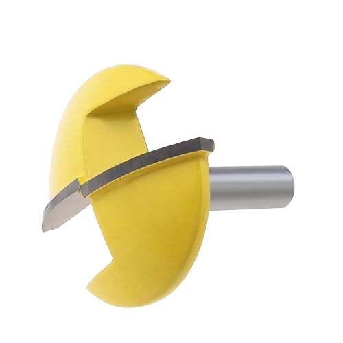 eMagTech 8mm Schaft Horizontaler Kronenfräser Kronenkappen Formfräser Holzbearbeitungs-Schneidwerkzeug Zum Schneiden von Massivholz Sperrholz MDF 44mm Breite 11mm Schnitttiefe - Cheap-Us