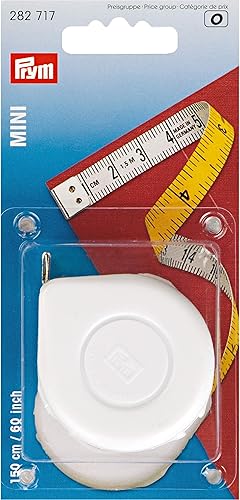 Prym 282717 - Rollbandmaß Mini 150 cm 60 inch, Gelb, Weiß - Cheap-Us