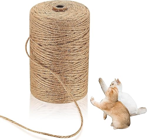 ZephyrCraft Juteseil 8mm x 25M - Starkes Naturfaser Hanfseil für Garten, DIY, Dekoration, Bündeln und Camping - Robuste Juteschnur, Kordel, Paketschnur, Juteband - Cheap-Us