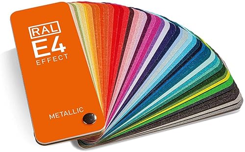 RAL E4 Farbfächer, 70 Metallic-Farben, ganzseitige Farbmuster, glänzend - Cheap-Us