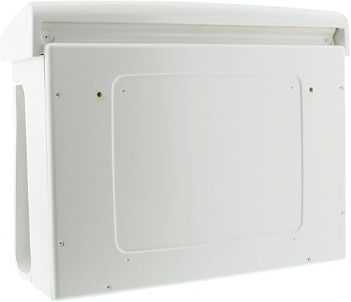 Burg-WÄCHTER Briefkasten mit Zeitungsfach ohne Namensschild, Kunststoff, Einwurf-Format DIN C4, 2 Schlüssel, Bremen 885 W, Weiß (ähnlich RAL 9003) - Cheap-Us