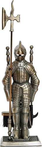 raik R1003 Kaminbesteck Ritter Kunibert, 4-teilig, 73,5 cm - Cheap-Us