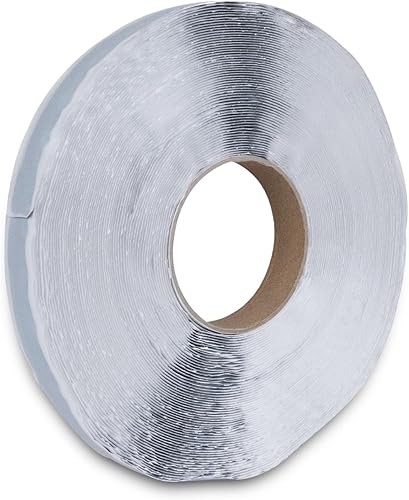 SILISTO Butylband Dichtungsband selbstklebend 15mm x 25m Rolle - Butylrundschnur wetterfest Butylschnur beidseitig klebend Farbe grau - Butyl Dichtband Abdichtungsband Dichtschnur - Cheap-Us