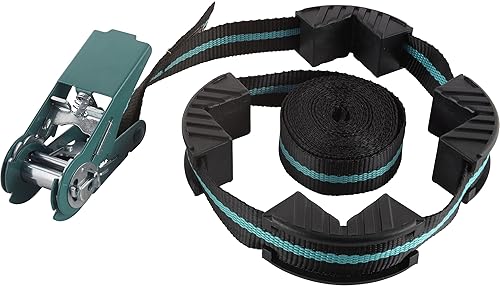 wolfcraft Ratschen-Bandspanner 4 m I 3441000 I Multifunktional einsetzbar: als normaler Zurrgurt oder mit Spannbacken als Rahmenspanner - Cheap-Us
