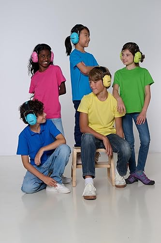 uvex K junior - gepolsteter Kapselgehörschutz für Kinder - SNR 29 dB & längenverstellbar - blau, schwarz - Cheap-Us