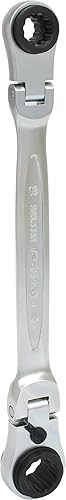 KS Tools 503.4745 4 in 1 GEARplus umschaltbar Gelenk-Doppel-Ringschlüssel, 10x13-17x19mm - Cheap-Us