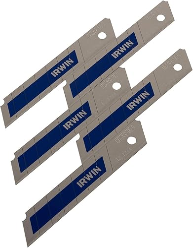 Irwin Blue Blades Bi-Metall Abbrechklinge 18 mm 5 Stück, Splitterfrei, 10507102 - Cheap-Us