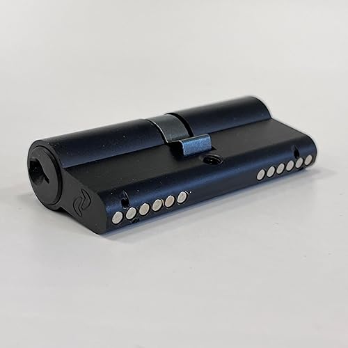 Sempro Profilzylinder 30/30 Türzylinder mit 3 Schlüsseln - Schließzylinder Doppelzylinder Messing Vernickelt (EN 1303:2015) - Cheap-Us