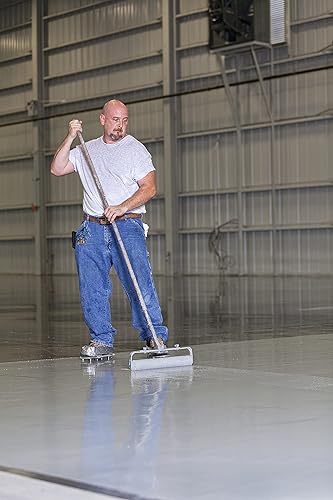 Bodenbeschichtungswalze mit Teleskopstiel Bodenwalze Farbrolle Farbwalze Lackierwalze Malerwalze Boden 40cm 5mm Flor - Cheap-Us