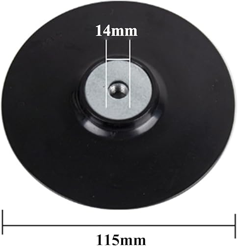 HOTCKB 2 Stück Stützteller 125 mm Backing Pad für Winkelschleifer Schleifteller mit M14 Kontermutter - Cheap-Us