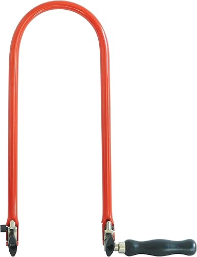 Connex Laubsägebogen - rot / schwarz - extra stark - Mit Holzgriff - Aus Stahlrohr / Laubsäge Holz / Feinsäge / Holzarbeiten / COX806001 - Cheap-Us