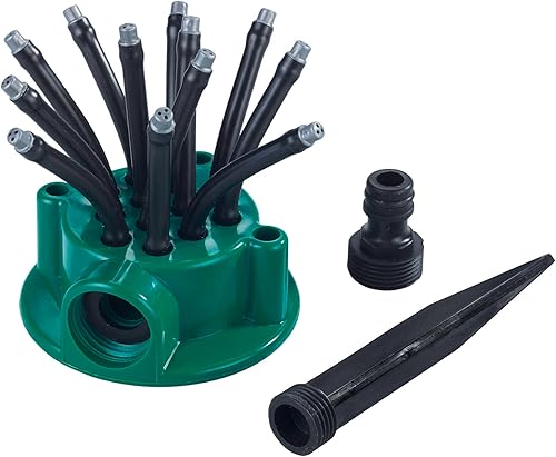 Maximex Gartensprinkler mit Flexi-Armen, 12 Flexible Arme, bewässert gezielt Beet & Rasen, wassersparend - Cheap-Us