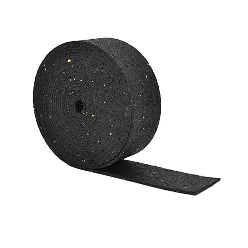 My Plast Antirutschmatte zur Ladungssicherung (2 Meter x 50 mm x 10 mm) auch in 6mm, 8mm, 10mm, Bautenschutz Matte, Terrassenpad Rolle für Terrassenbau, Waschmaschinen Unterlage, Gummiunterlage - Cheap-Us