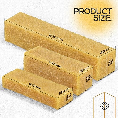 MOGRQAP Schleifband Reinigungsblock 35 x 35 x 107 mm Schleifbandreiniger für die Reinigung von Schleifbänder Schleifscheiben - Cheap-Us