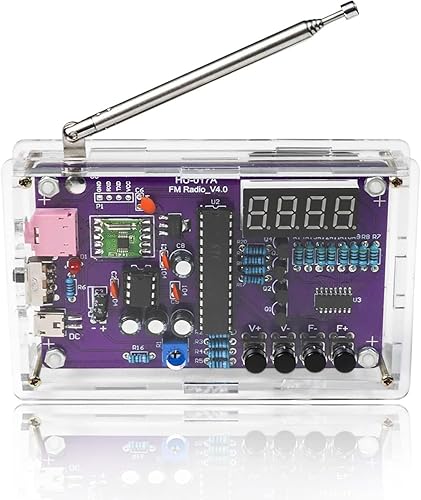 FM-Radio-Set, Löt-Übungs-Kits, elektronisches Projekt-Set, FM 87–108 MHz mit 2 Leistungsmodi EK1989, Löten Lernen und Unterrichten für Anfänger, Erwachsene, Kinder - Cheap-Us