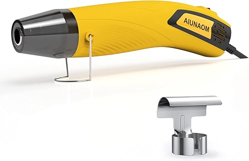 AIUNAOM Mini Heißluftpistole 500W Handheld Heissluftgebläse 2 Temperatureinstellungen (270℃/450℃) Tragbare Heißluftfön mit Überhitzungsschutz Geeignet für Handwerk,DIY,Schrumpfverpackung, Embossing - Cheap-Us