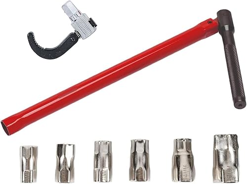 GIONAR 8 teiliger Standhahnmutterschlüssel-Satz, Universalwerkzeug für Wasserhahn Montage, Armaturen Schlüsse, Set für Sanitärinstallationen, Wasserkran Werkzeug Kit mit Kralle - Cheap-Us