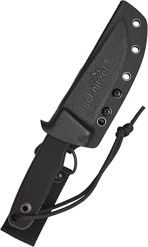 SCHNITZEL TRI - Outdoormesser mit Kydex-Scheide und Dangler-Tragesystem - Bushcraft Messer Outdoor Freizeitmesser Erwachsene (Grün) - Cheap-Us