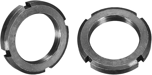 sourcing map 2 Stücke M45x1.5mm befestige vier-Nuten ausschnittene runde Mutter - Cheap-Us