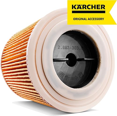Kärcher Original Patronenfilter KFI 3310: 1 Stück, 1-teilig, passgenau für Kärcher Nass-/Trockensauger und Waschsauger, Artikelnummer 2.863-303.0 - Cheap-Us