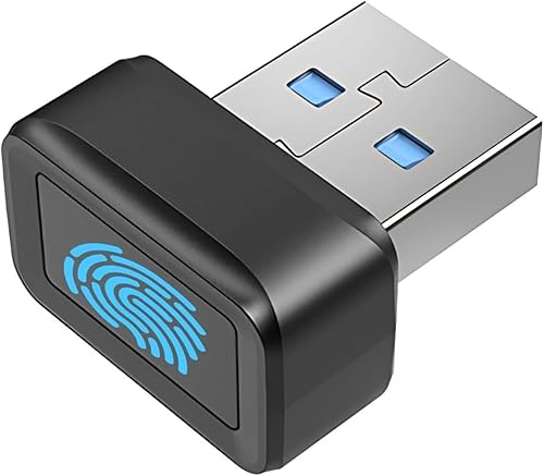 USB-Fingerabdruckleser, 360° Touch, Schnell Passender Biometrischer Scanner, für Hello-Fingerabdruckscanner, Bis zu 10 Fingerabdrücke, für 10 11 32 64-Systeme - Cheap-Us