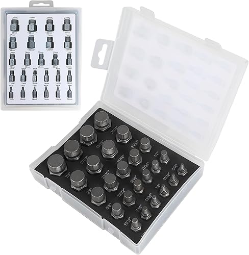 CPROSP 25tlg Schraubenausdreher Set Profi, Screw Extractor zum Entfernen Von Gebrochenen Bolzen, Schrauben, Steckschrauben - Cheap-Us
