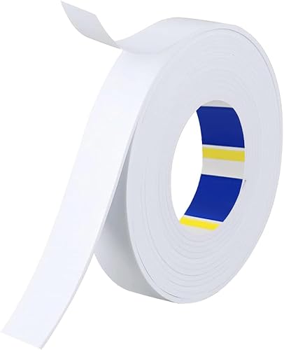EVA einseitig klebendes weißes Schaumstoffband, Dichtungsstreifen Schaumstoffkissen Schwammband, selbstklebendes Isolationsdichtungsband, einseitiger Dichtungsstreifen, 30mm x 5M (3mm dick) - Cheap-Us