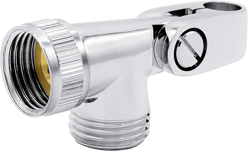 VARIOSAN Gelenkstück für Handbrause PREMIUM 16928, 1/2', Messing verchromt, geeignet für Zapfenschieber und Wandzapfen, schwere Ausführung - Cheap-Us