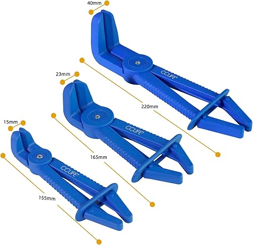 CCLIFE Schlauch Abklemmzange Abklemmen Zange Set 155mm 185mm 255mm 3tlg - Cheap-Us