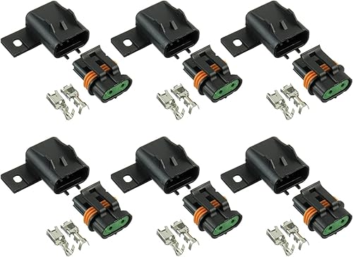 BOJACK Wasserdichter versiegelter ATO ATC-Sicherungshalter, Spleißvorhandener Drahtsatz für ATO ATC-Sicherungen (6 Stück) - Cheap-Us