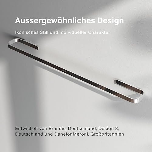 Handtuchring, Bad Handtuchring mit Bohren, Runde Form, Edelstahl, Wandmontage, Badaccessoires für Badezimmer, WC, AIB34400 AM.PM Inspire 2.0, Chrom - Cheap-Us