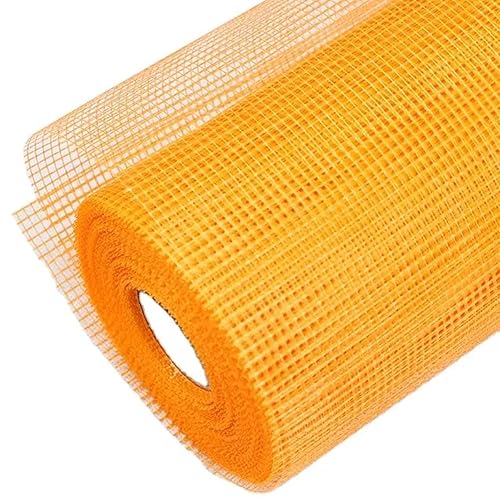 50m² Armierungsgewebe Putzgewebe Gewebe Universal Glasfasergewebe Orange 165g/m² 4x4mm - Cheap-Us