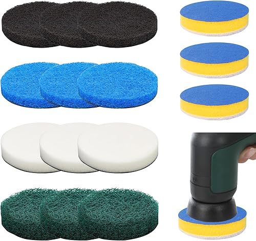 15 Stück Aufsatz für Bosch Universal Brush Reinigungsbürste Pad Kompatibel mit Bosch Home/Garden 6033 Reinigungsbürste(3Hochleistungspad,3Küchenpad,3 Mikrofaserpad,3Schaumstoffpad,3 Multi-Use Pad) - Cheap-Us