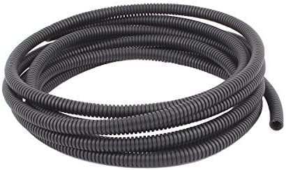 Uotyle Wellrohr, Leerrohr PE Kabelrohr Kabelschutzrohr Wasserdicht Flexibel Rohr Für Kabelschutz Schwarz Leerrohre (Länge:5M, Innenφ12mm) - Cheap-Us