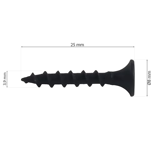 Schnellbauschraube mit Grobgewinde | 3,9 x 35 mm | Gipskarton-Schraube, Rigipsschrauben, Trockenwandschrauben, Universalschrauben | Kreuzschlitz (3,9 x 35mm | 1kg=624 Stk.) - Cheap-Us