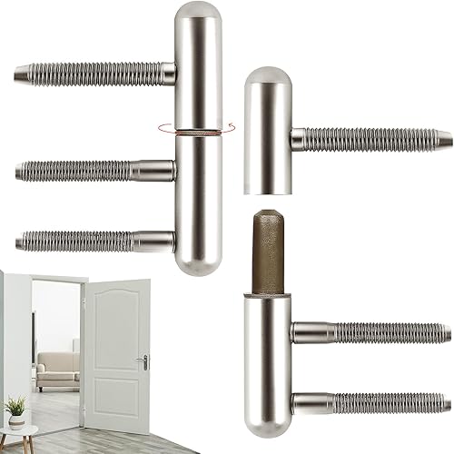 Türbänder Einbohrband Türband Umweltfreundliches Einbohrband Scharniere Türscharnier Sicher Und Anti Rost für Holztüren und Innentüren und Gartentüren Wohnzimmer Badezimmer 2Stk - Cheap-Us