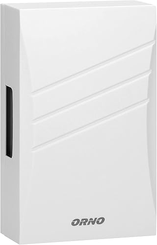 Orno DP-BD-157 BELIS Türklingel Kabelgebunden Mechanischer Gong mit eingebautem Transformator Zweiton IP 20 80dB Weiß 230V - Cheap-Us