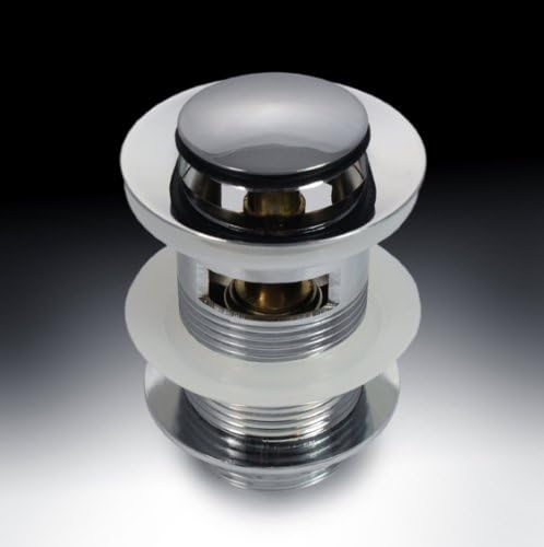 profizeug24 Ablaufgarnitur für den Waschtisch Pop Up Ventil Waschbecken Ablauf zum Drücken - Cheap-Us